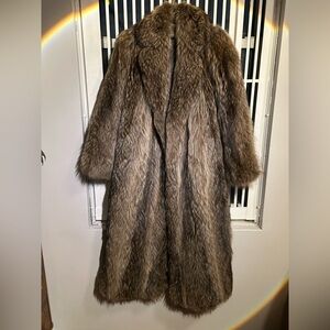 Luxurious Tanuki Fur Coat